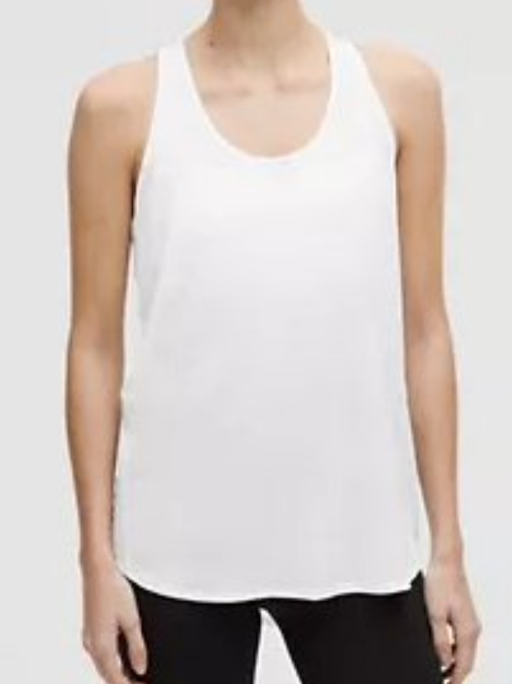 lululemon White Essential Tank